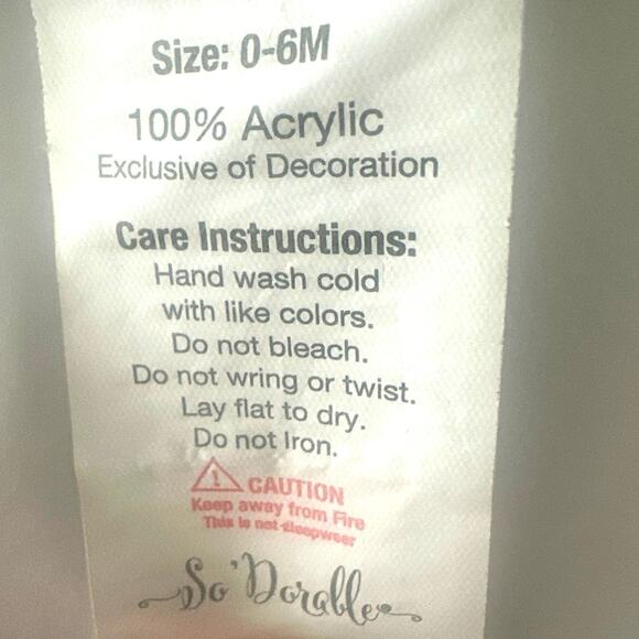 Christmas ELF sweater Sz 0-6 months holiday wear baby sweater - Picture 3 of 3